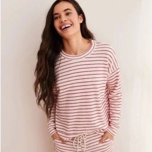Aerie Crewneck Sweater Striped Women’s XL Striped Top